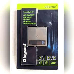 Legrand Adorne Motion Sensor Switch Auto On/Off with Microban ASOS32M4 Brand New